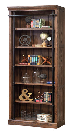 Avondale Weathered Oak Single Bookcase