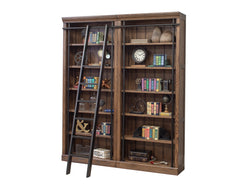 Avondale Weathered Oak Single Bookcase