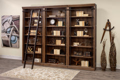 Avondale Weathered Oak Single Bookcase