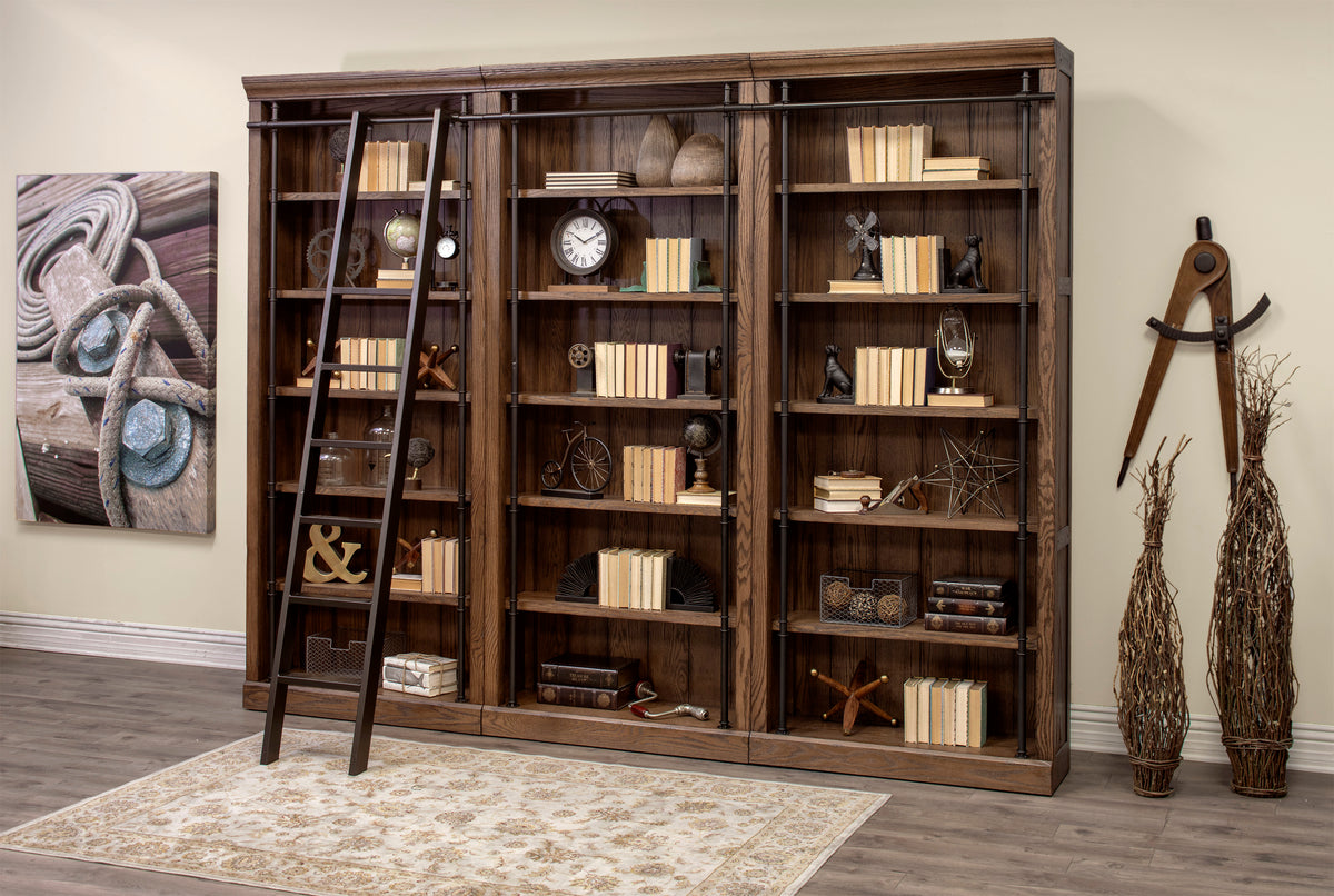 Avondale Weathered Oak Single Bookcase