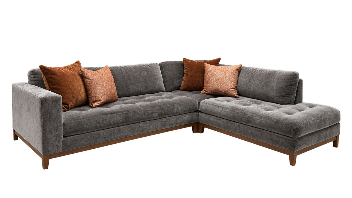 3pc Annabel Andrew Sectional, Made in USA | Gallery Furniture