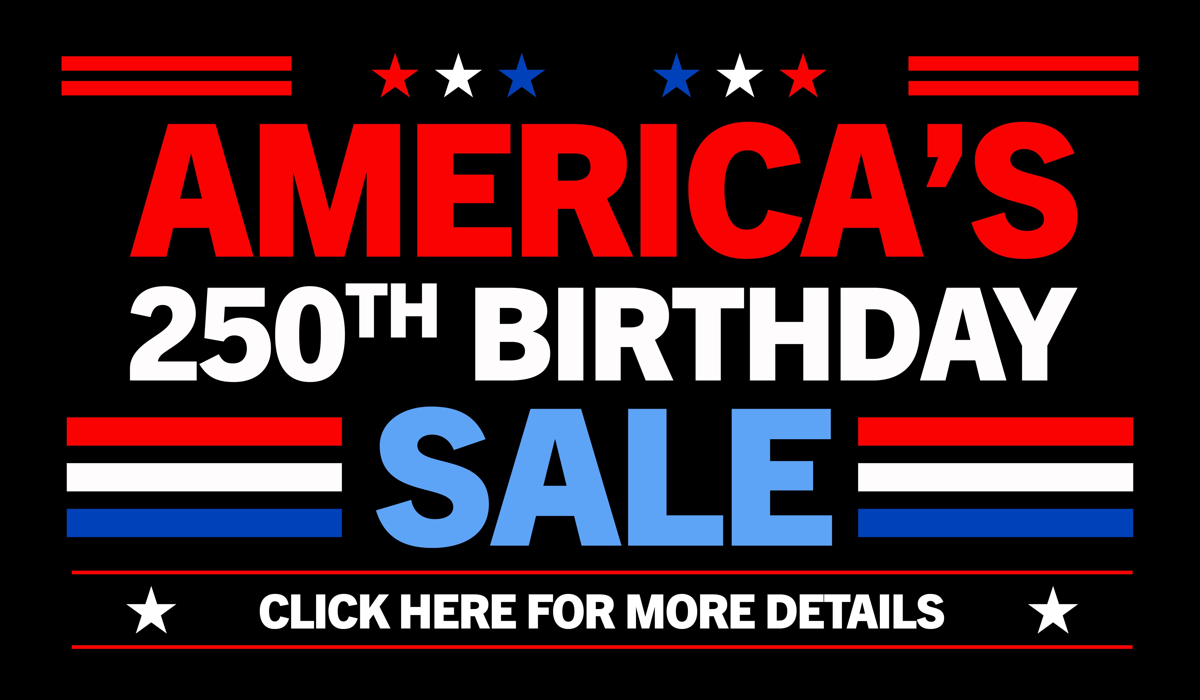 America's 250th birthday sale Image