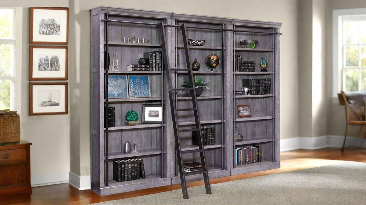 Avondale Rustic Bookcase Set w/Ladder (Group of 3)