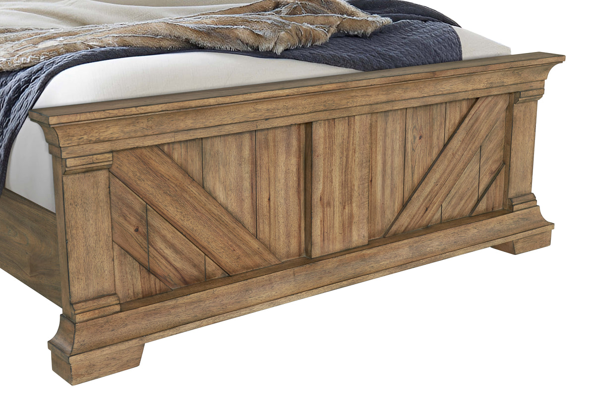 Vermont 3pc King Bedroom set (King Bed, Nightstand, Dresser & Mirror)