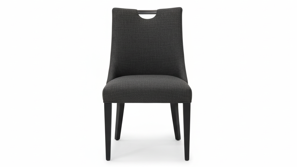 Westal Solid Maple Black Upholstered Dining Chair