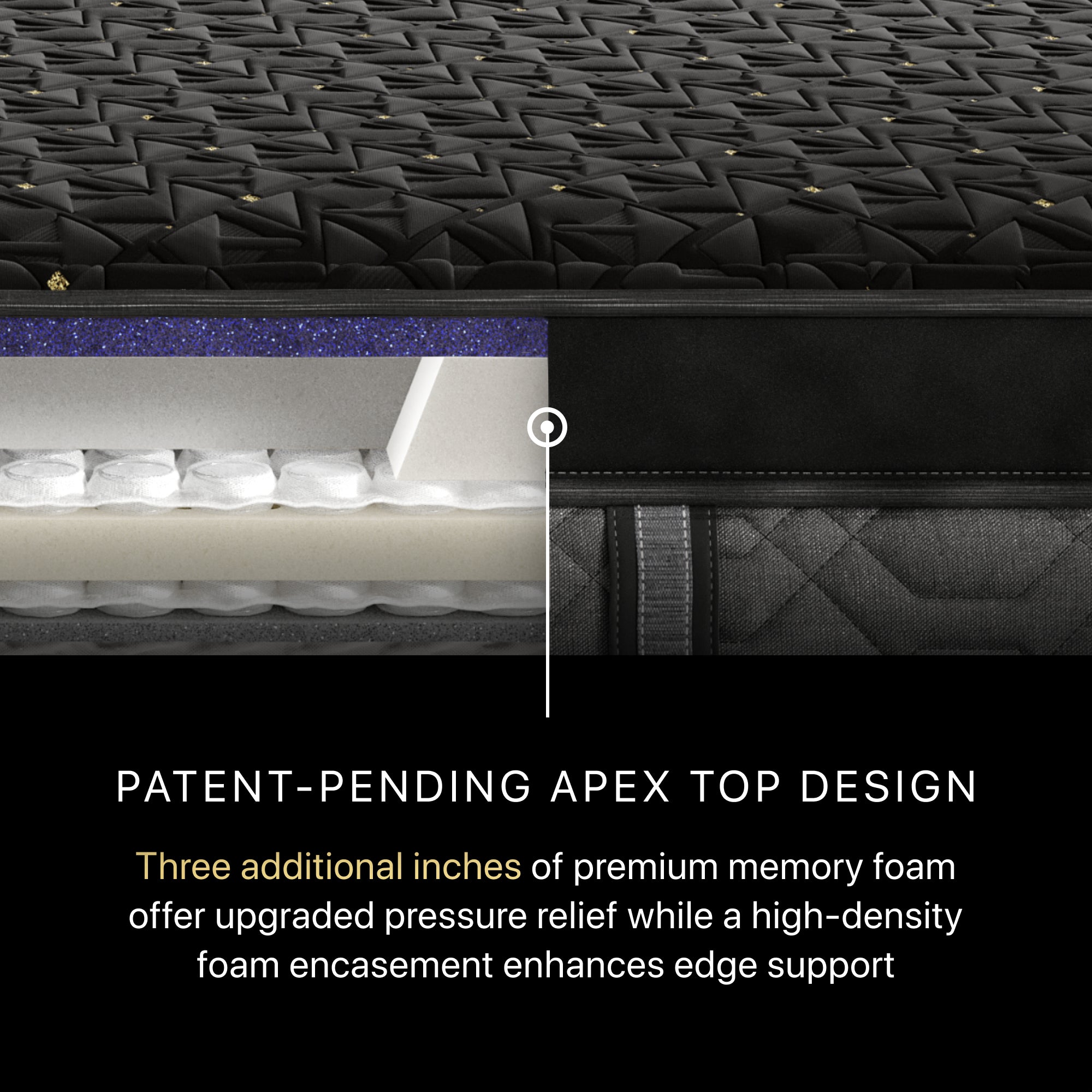 Queen Size Beautyrest Black Series 4 Hybrid Firm Apex Pillowtop