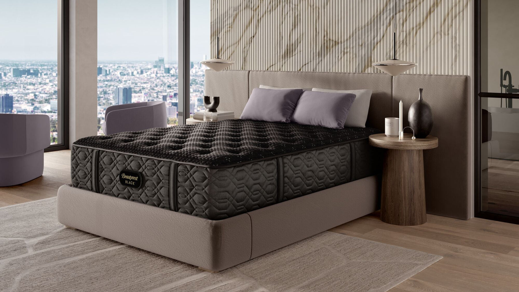 Beautyrest Black Series 3 Medium Tight Top Mattress - Luxury Support & Cooling