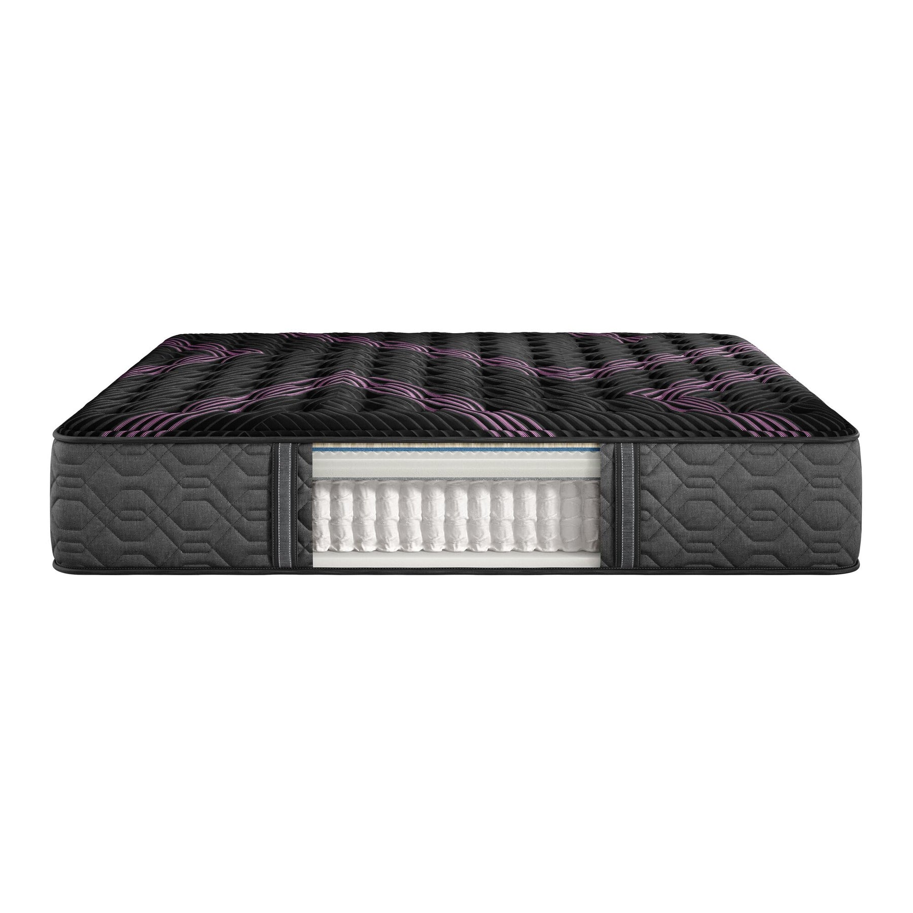Side panel shot of the Beautyrest Black Series 2 firm mattress.