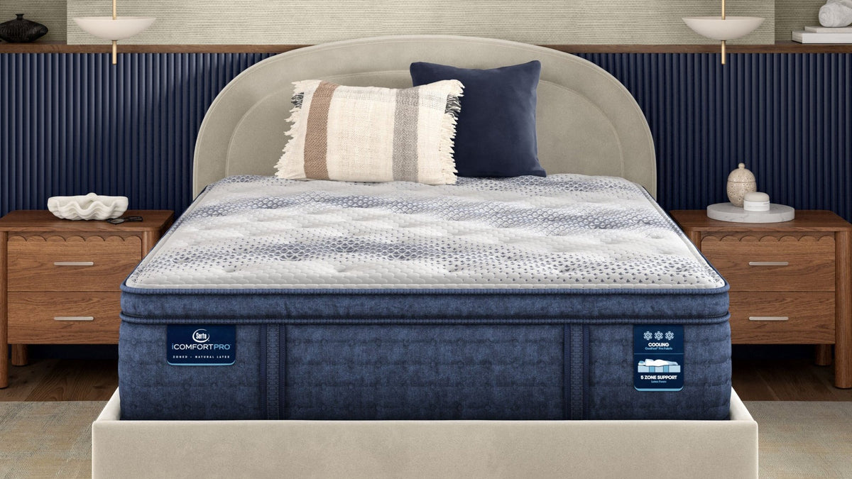 Queen Size Serta iComfort Pro Buckingham Plush Pillowtop Mattress