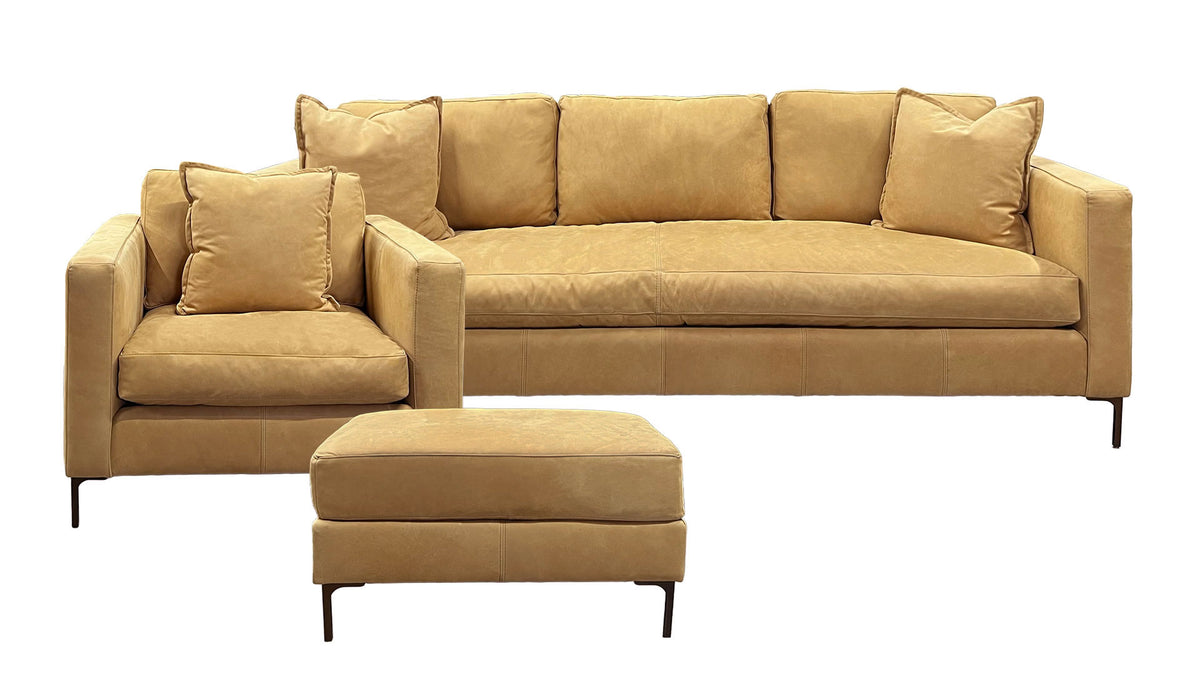 3Pc Coyote Acorn Sofa, Chair & Ottoman