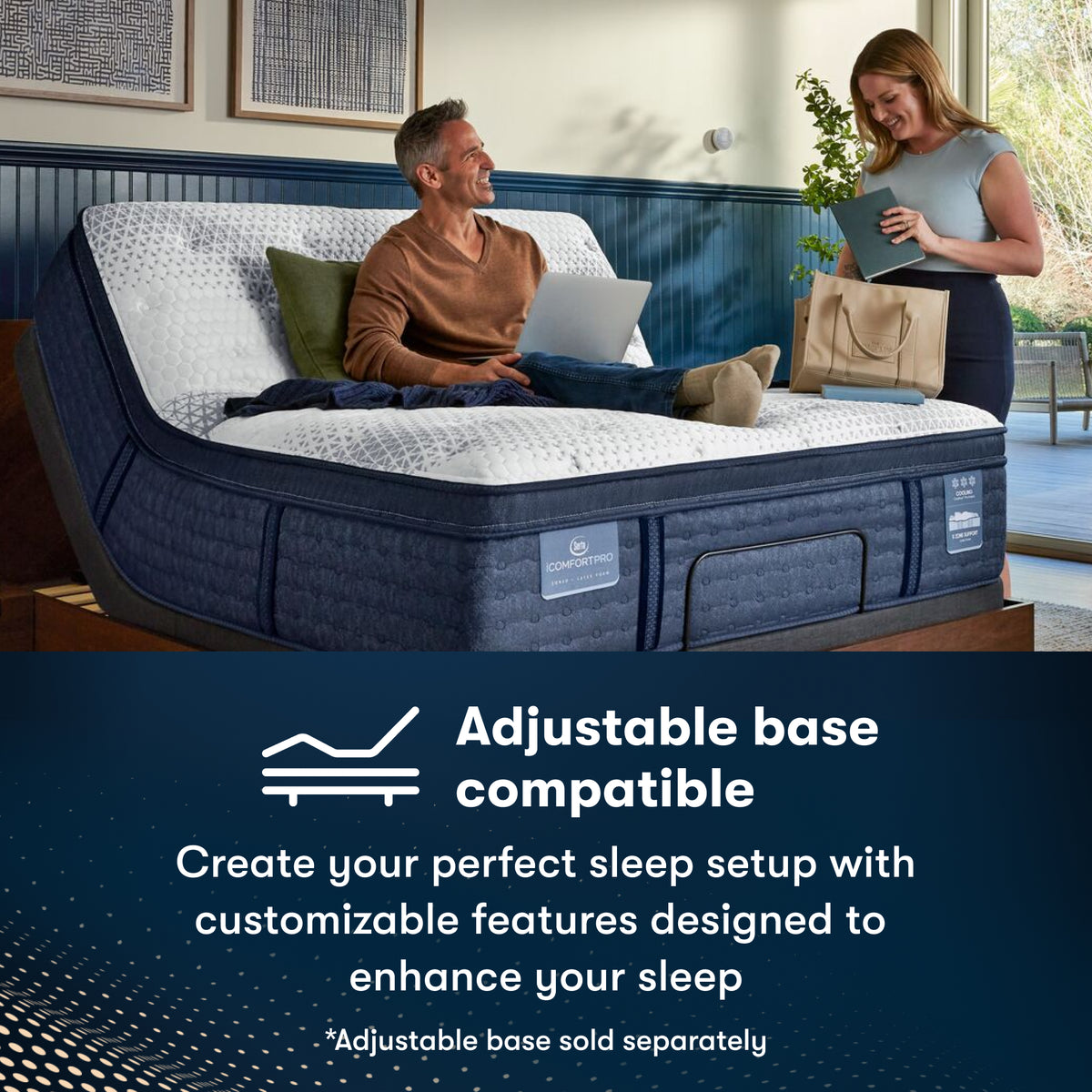 King Size Serta iComfort Pro Canterbury Plush Mattress