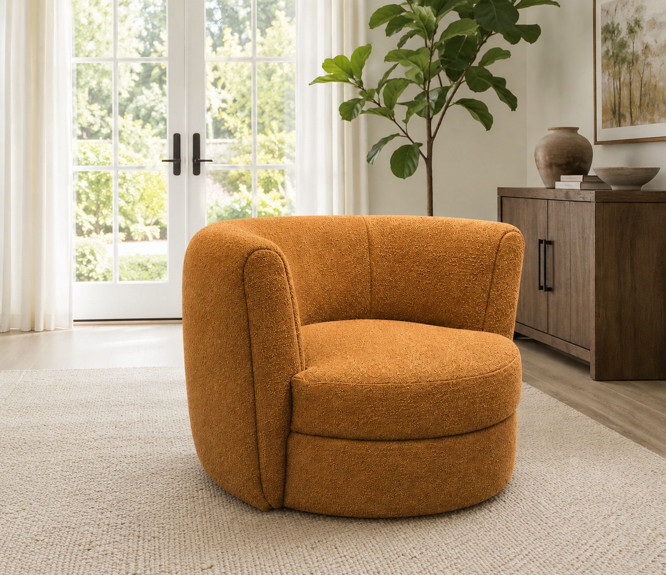 Ashby Swivel Chair | Made in USA | Gallery Furniture