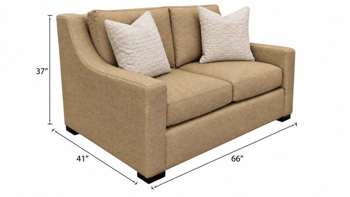 Germaine Amber Loveseat with Crypton Performance Fabric