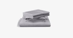Queen Size Tempurpedic Cool Gray Egyptian Cotton Sheet Set