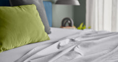 Queen Size Tempurpedic Cool Gray Egyptian Cotton Sheet Set