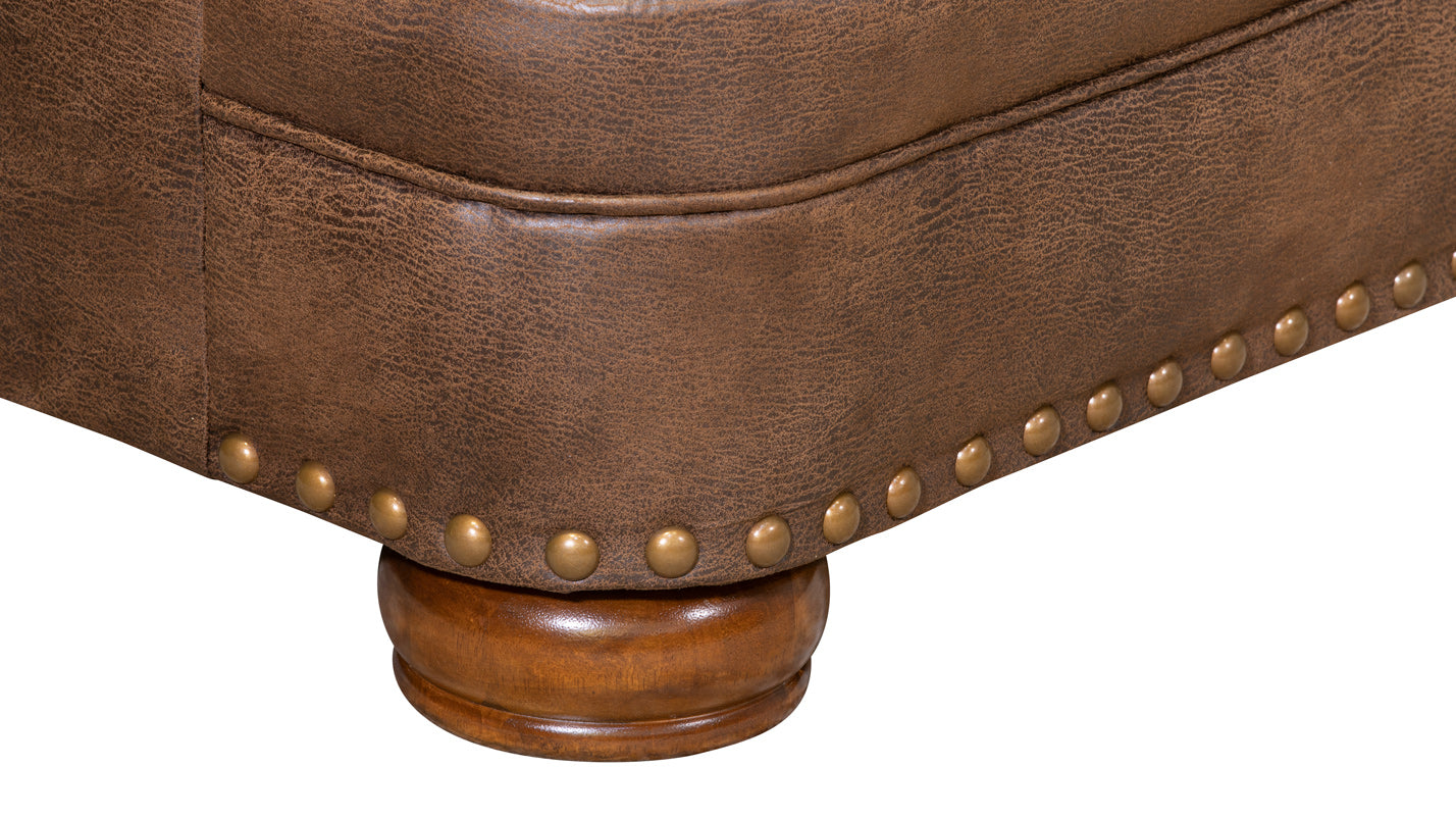 Elk Brown Microfiber Chair