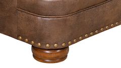 Elk Brown Microfiber Chair