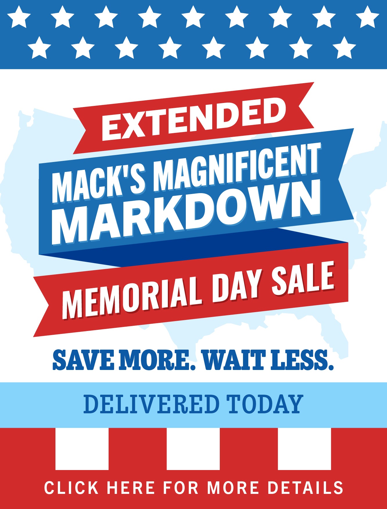 Mack's Magnificent Markdown Memorial Day Sale Image