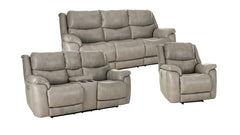 Conjunto reclinable eléctrico Galaxy P3 de 3 piezas