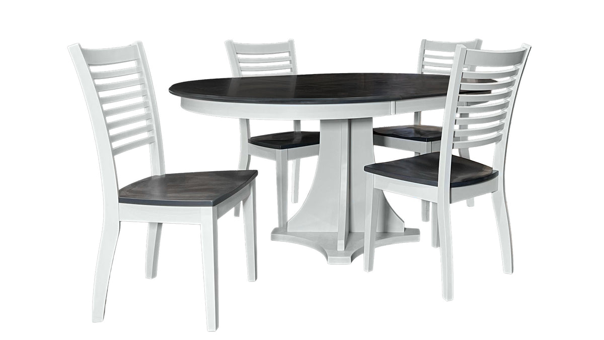 5pc GF11 Round Dining Table & 4 Chairs