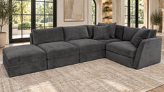 5pc Gypsy Vintage Sectional | Gallery Furniture