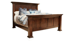 King Size Galena Park Solid Maple Wood Panel Bed Frame
