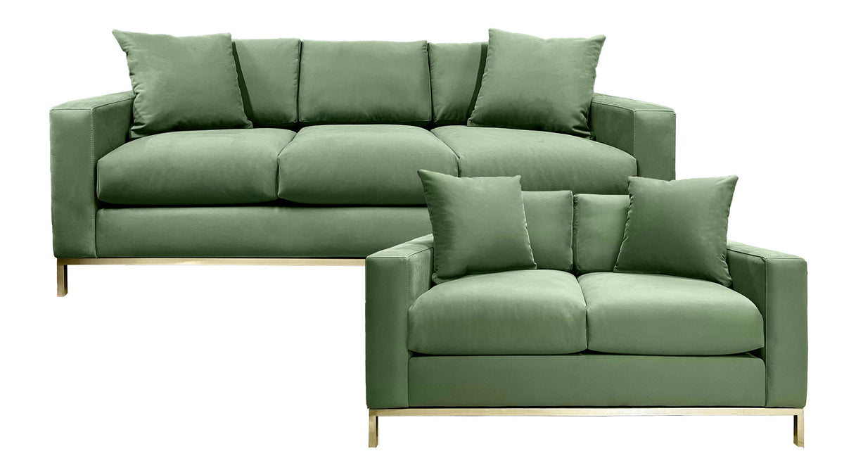 Marley 2 Pc Shamrock Sofa & Loveseat