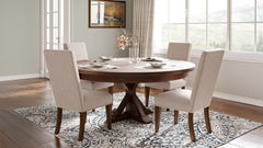 Henderson 48" Hand Planed Round Dining Table
