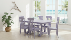 Richfield Hyacinth Solid Wood Dining Table Set with 6 Chairs | Amish Made | Gallery Furniture