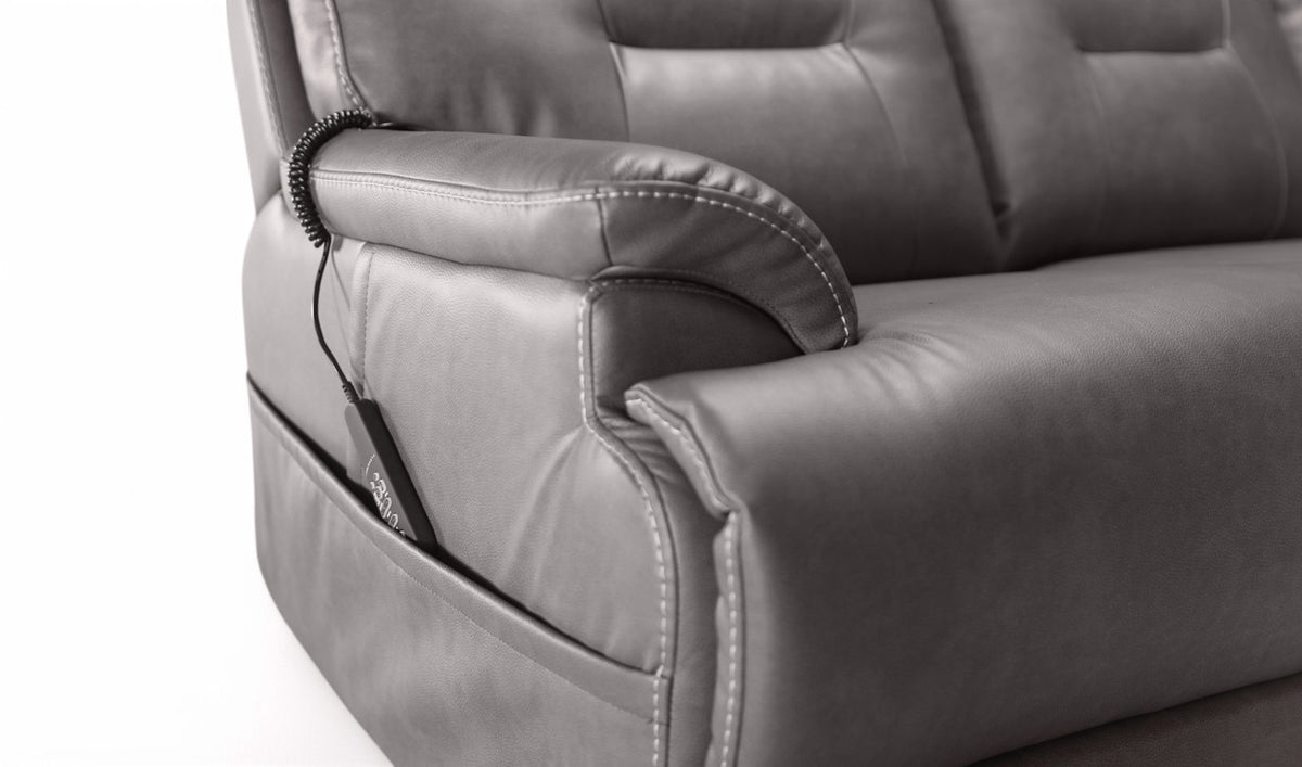 MacZofa Dark Grey P5 Power Reclining Sofa