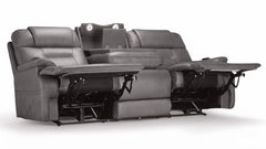 MacZofa Dark Grey P5 Power Reclining Sofa