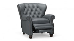 Vermont Avenue Tufted Leather Push Back Recliner