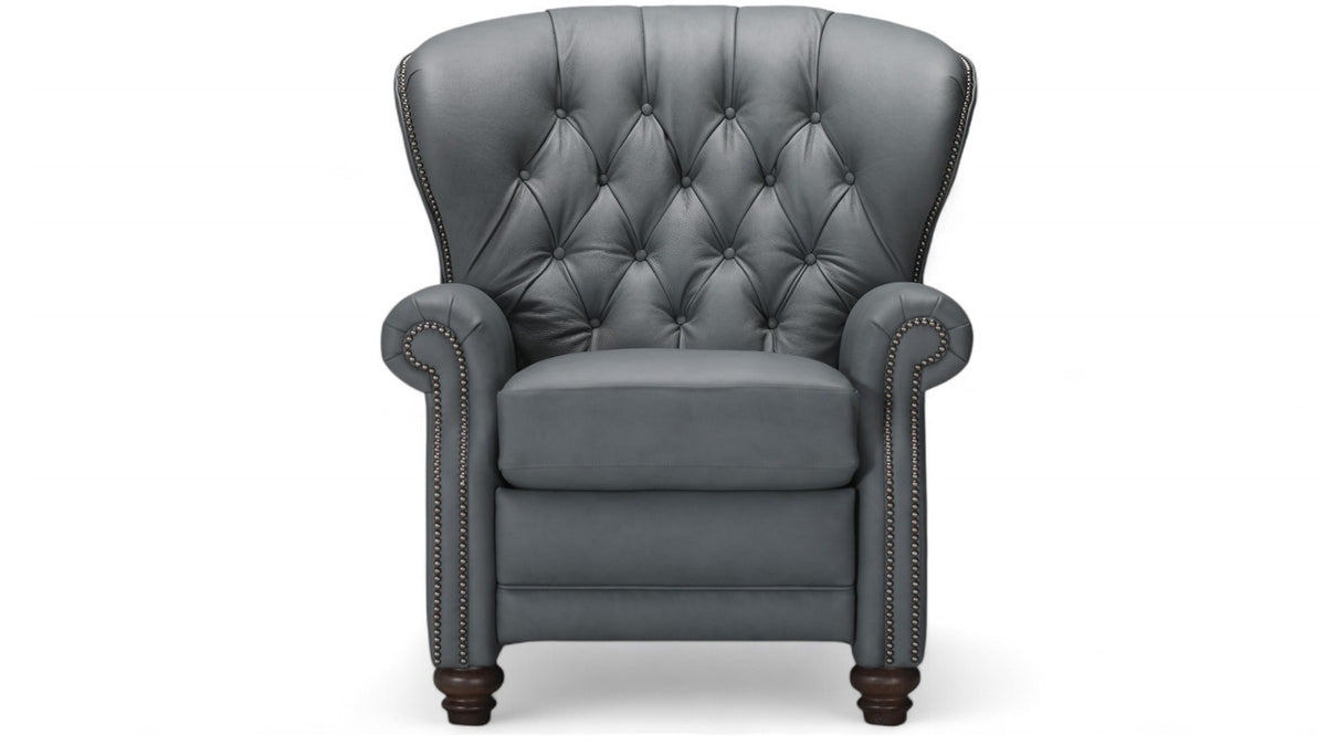 Vermont Avenue Tufted Leather Push Back Recliner