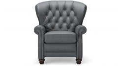 Vermont Avenue Tufted Leather Push Back Recliner