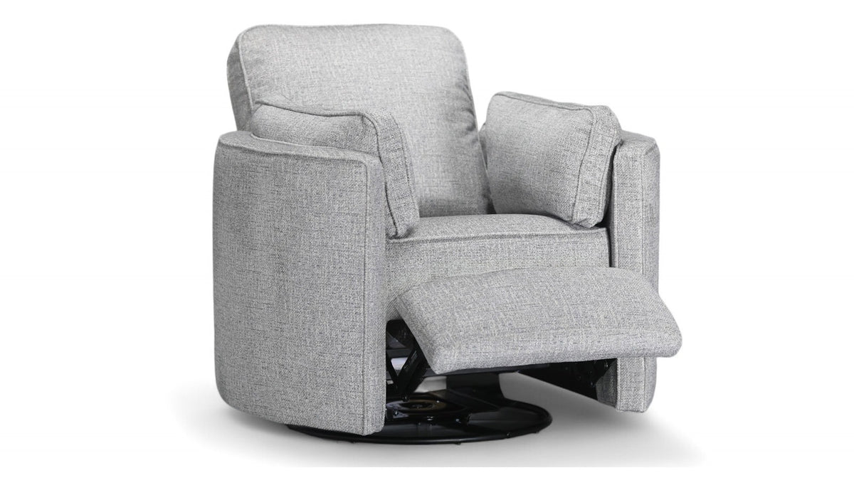 Luana Graphite Swivel Recliner