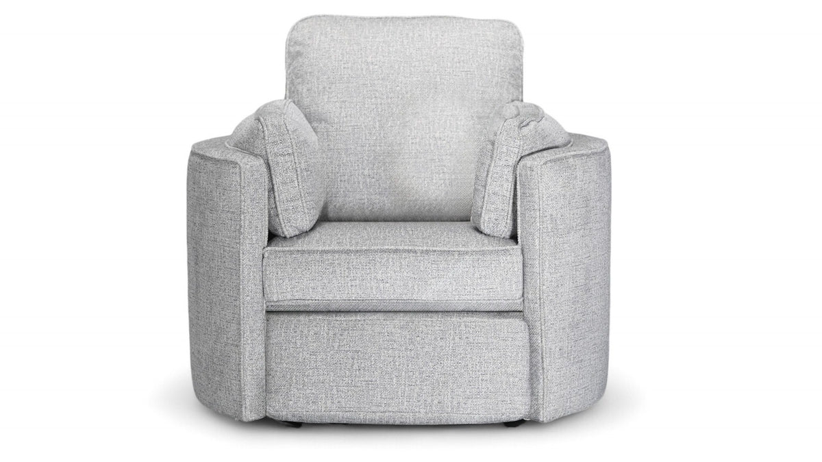 Luana Graphite Swivel Recliner