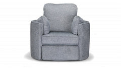 Luana Denim Swivel Recliner