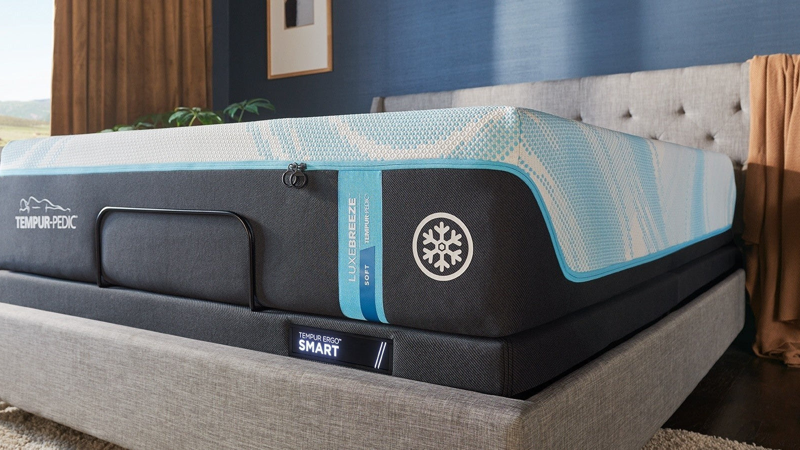 "Colchón Híbrido Tempur-Pedic Luxe Breeze Medium en Tamaño King con tecnología de sueño 10 grados más fresco"