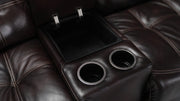Achieve Leather P1 Power Reclining Loveseat w/Console