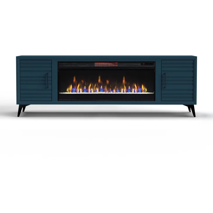 Realcozy Malibu 78” Fireplace TV Stand
