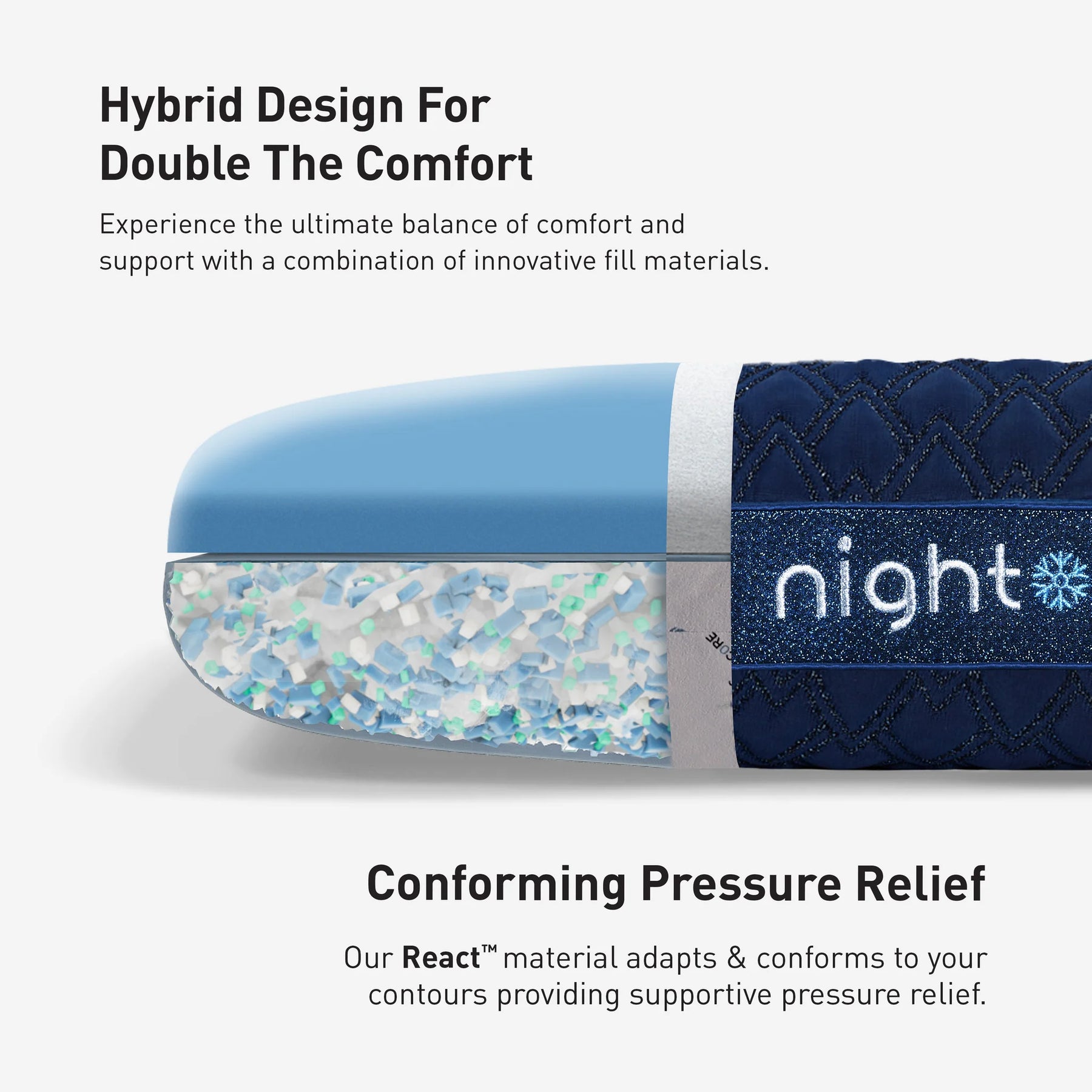 Almohada Night Ice 3.0 tamaño estándar