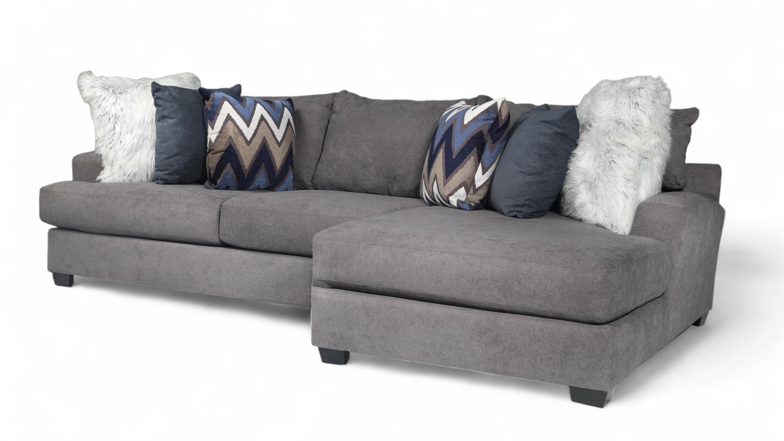Sensation Charcoal 2Pzs Brazo Derecho Chaise Chofa