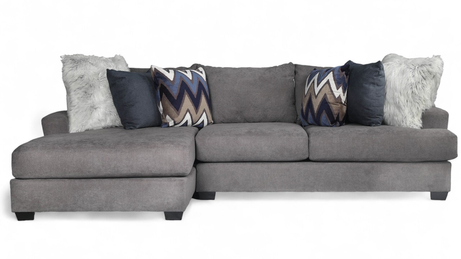Sensation Charcoal 2 Pc. Left Arm Facing Chaise Chofa