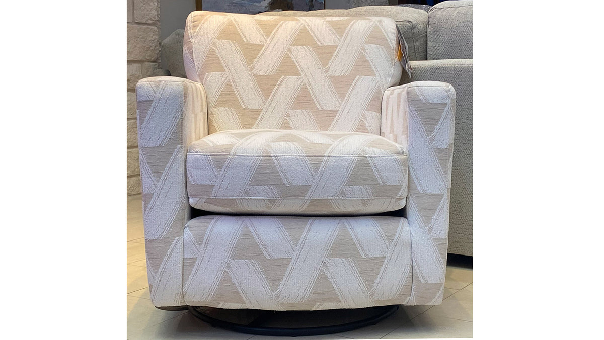 Carolyn Coconut Swivel Chair