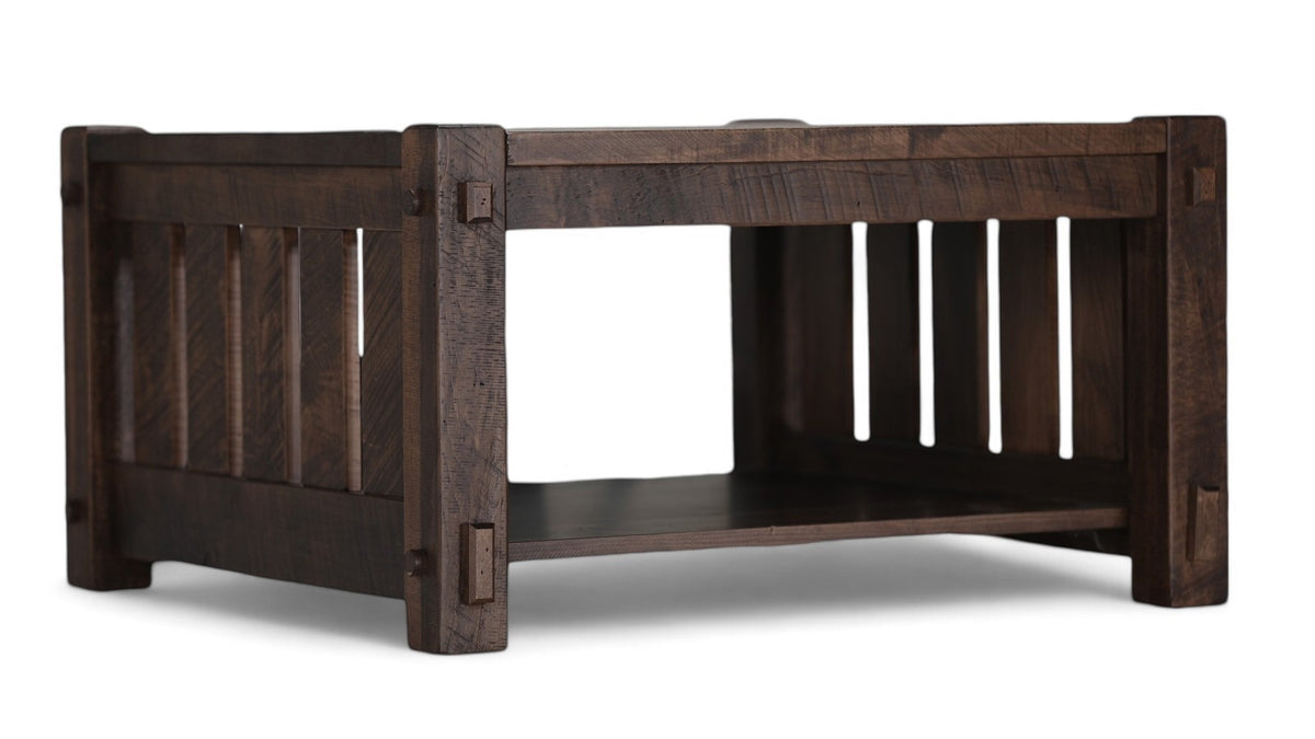 3 Pc Beaumont Almond Square Cocktail & 2 End Table Set