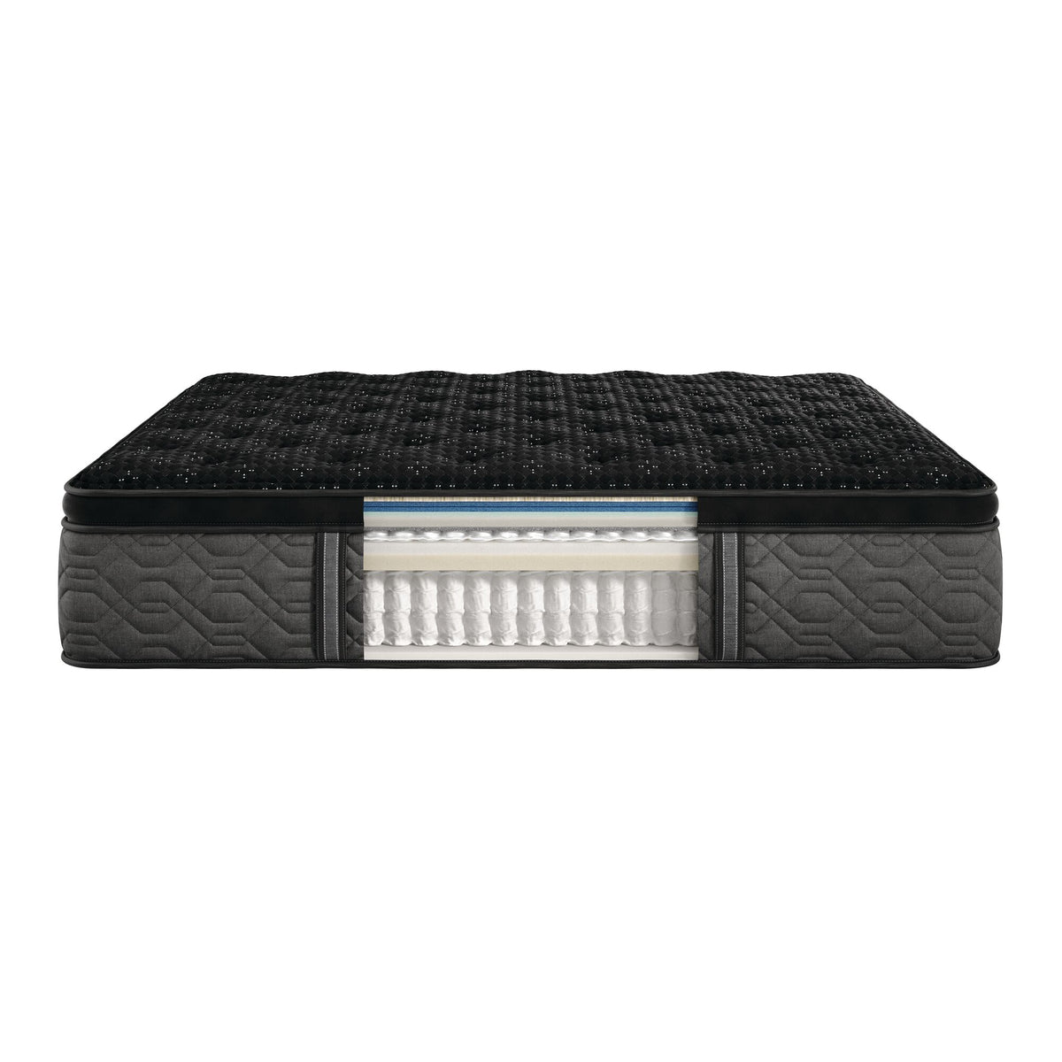 Split King Size Beautyrest Black Series 3 Medium Pillowtop Mattress - Luxury Comfort & Cooling