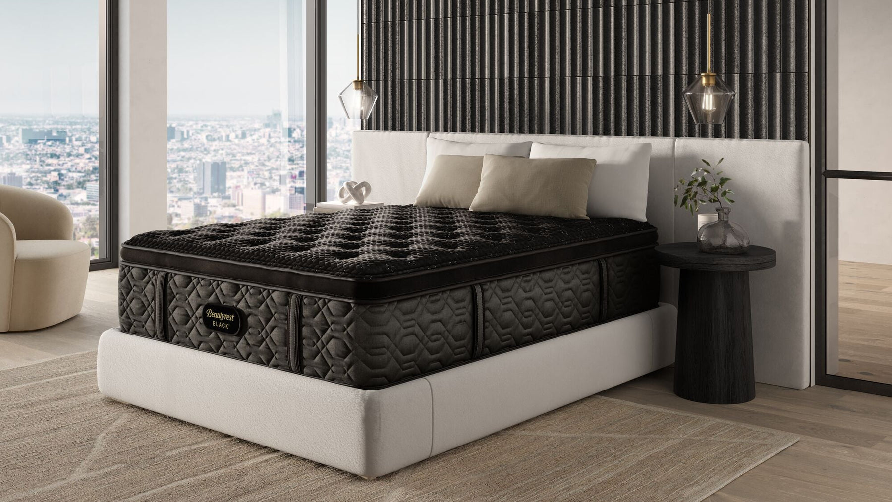 Beautyrest Black Series 3 Medium Pillowtop Mattress - Luxury Comfort & Cooling