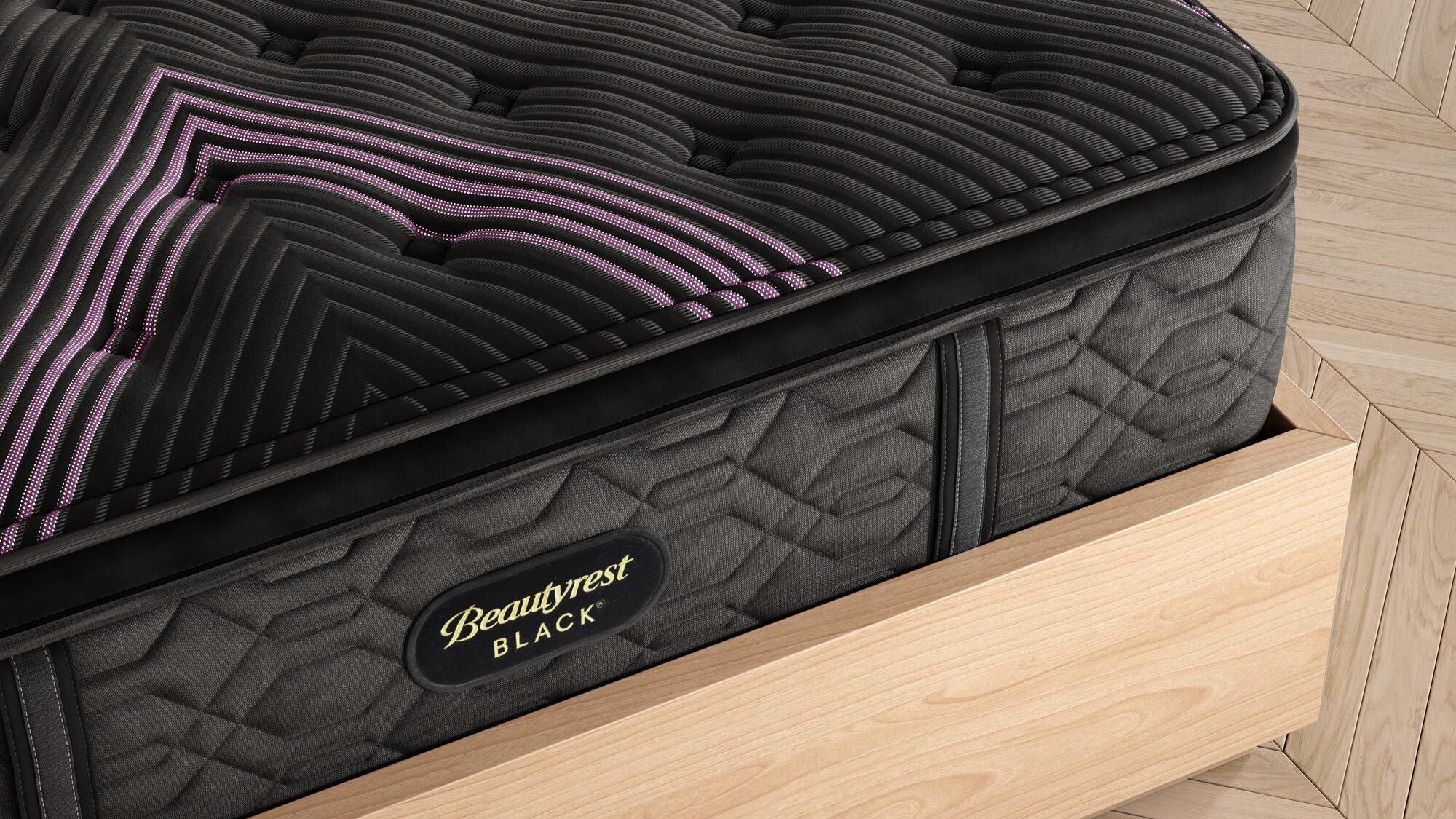 King Beautyrest Black Series 2 Firm - T3 Pocketed Coil Technology Detail