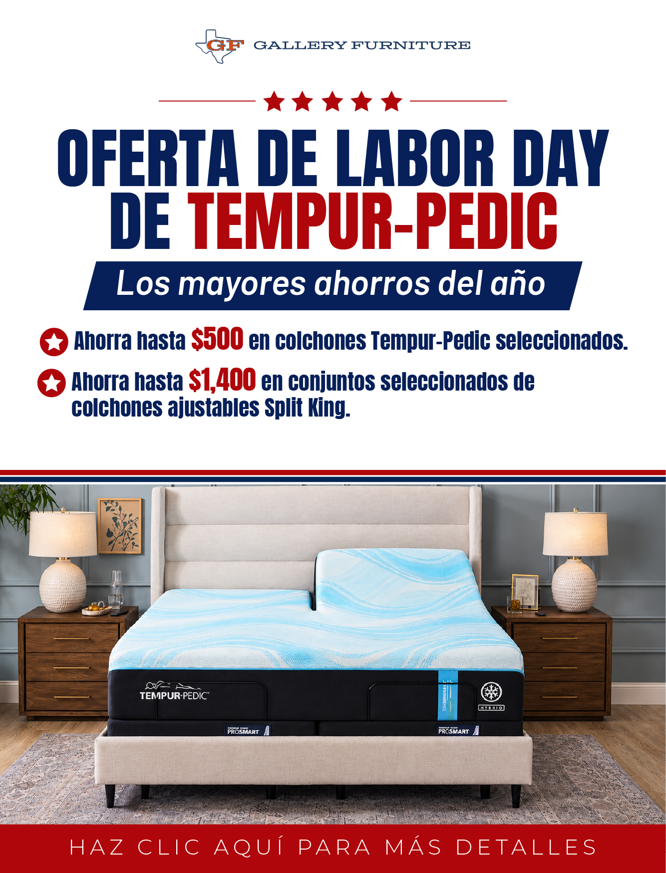 labor day tempur-pedic sale Image