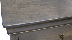 Louis Phillipe Gray Nightstand